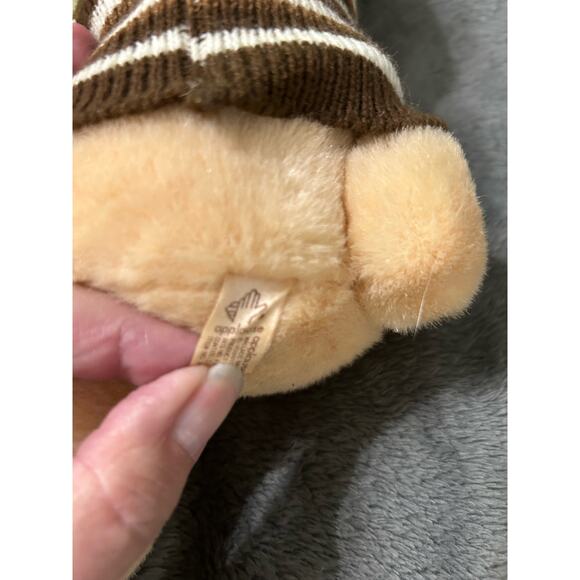 Applause Remington Teddy Bear Stuffed Animal Plush Hat & Sweater - Picture 3 of 9